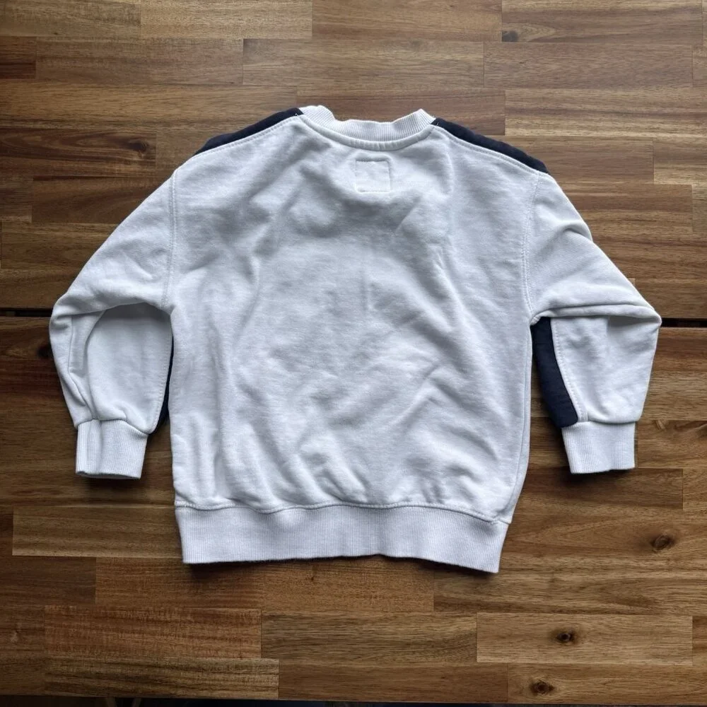ZARA Kids USA New York Crewneck Sweatshirt American Flag Size‎ 6 Preppy School